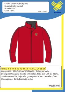 Chaqueta chándal