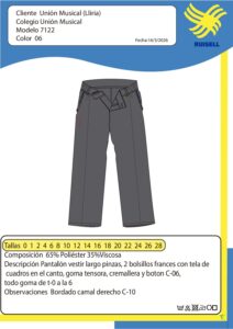 Pantalón Largo vestir